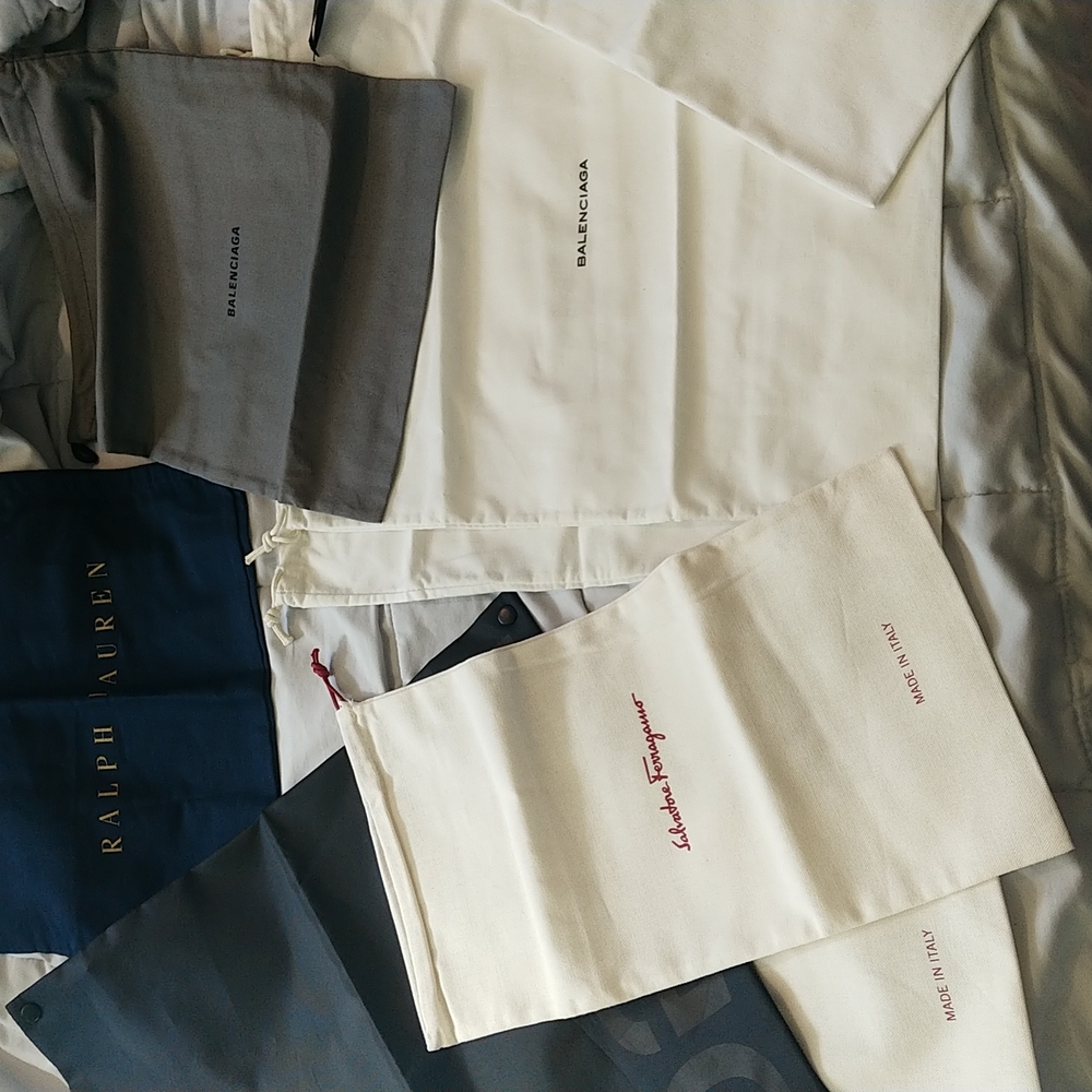Designer dust bags